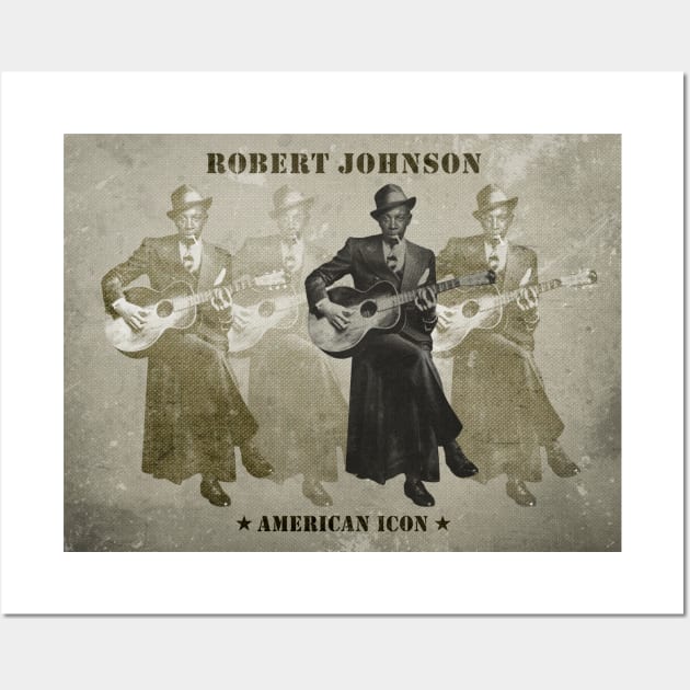 Robert Johnson - American Icon Wall Art by PLAYDIGITAL2020